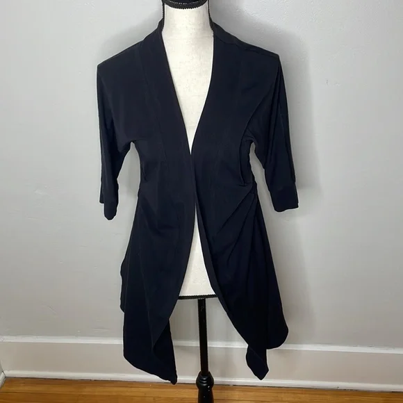 LuluLemon Namaste Black Wrap Cardigan - Picture 2 of 8